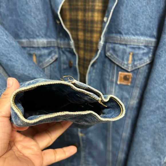 Carhartt Vintage Denim Light Blue Denim Jacket 2002 - Picture 6 of 8